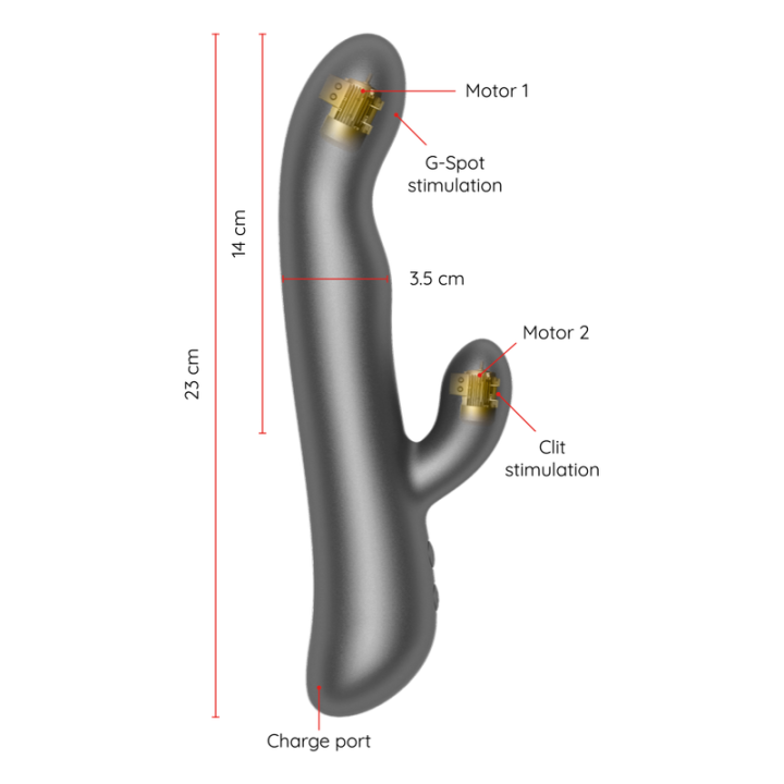 Oslo Vibration & Rotation Schwarz - Kostenlose App von Oninder | Fesselliebe.de
