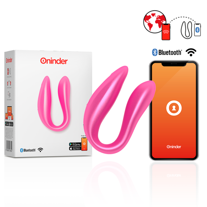 Lisboa G-Spot- und Klitoralstimulator Rosa - Kostenlose App von Oninder | Fesselliebe.de