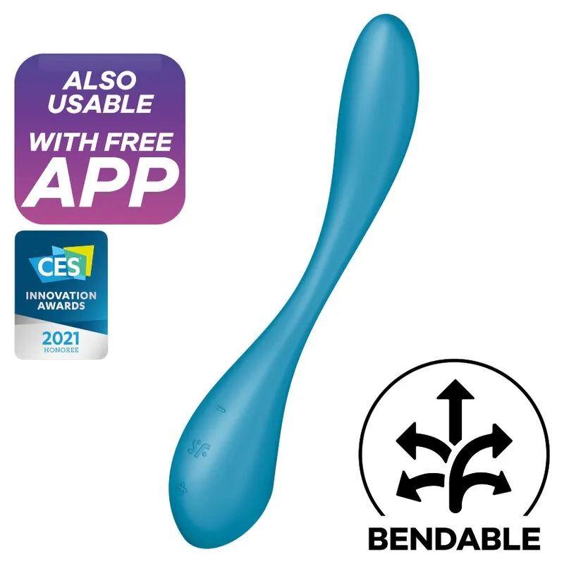 G-Spot Flex 5 Multivibrator Blau von Satisfyer Vibrator | Fesselliebe.de