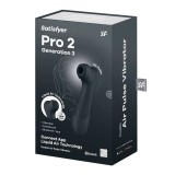 Pro 2 Generation 3 Schwarzes Bluetooth & App von Satisfyer Air Pulse | Fesselliebe.de