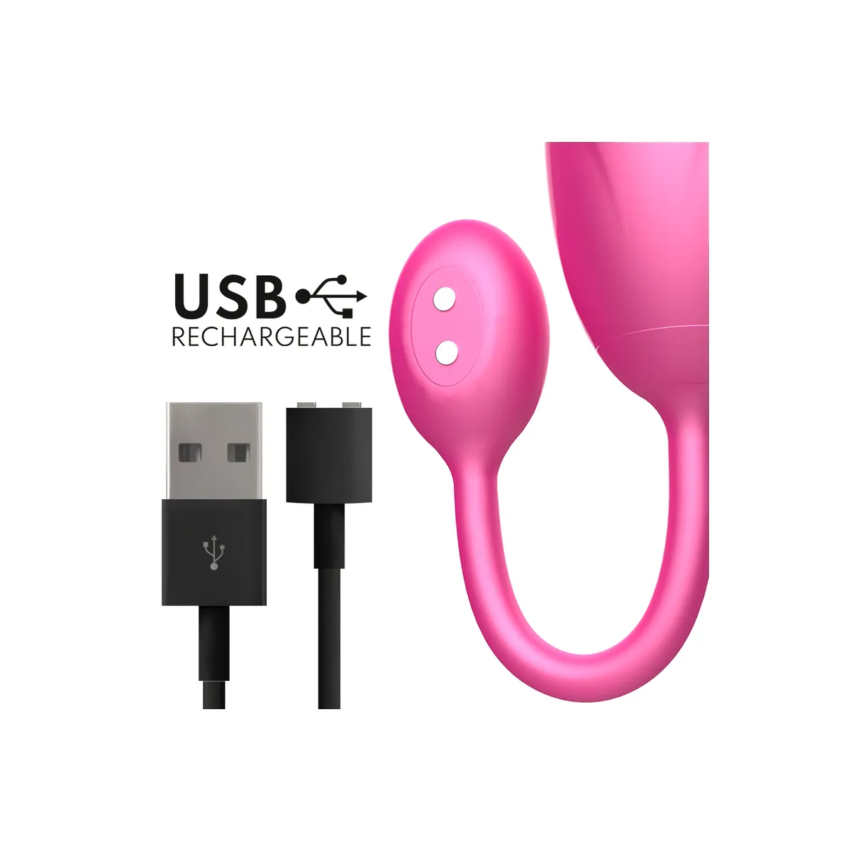 Denver Vibrationsei Rosa 7 X 2,7 cm Kostenlose App von Oninder | Fesselliebe.de