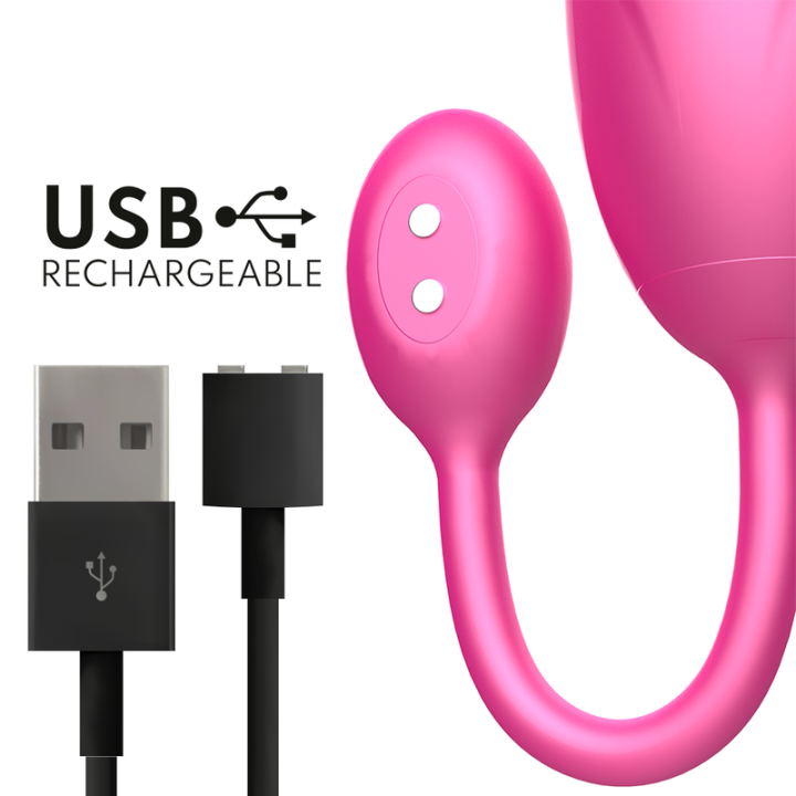 Denver Vibrationsei Rosa 7 X 2,7 cm Kostenlose App von Oninder | Fesselliebe.de