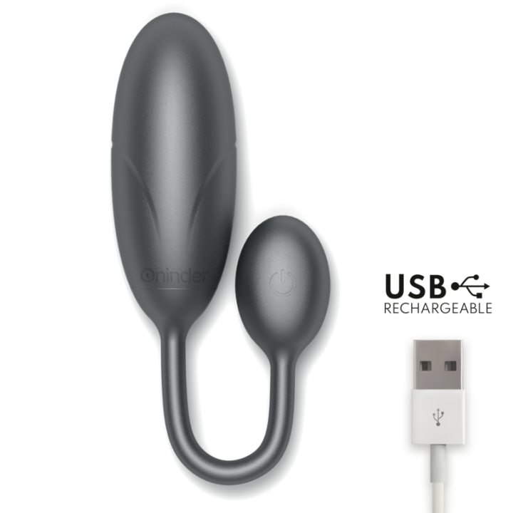 Denver Vibrierendes Ei Schwarz 7 X 2,7 cm Kostenlose App von Oninder | Fesselliebe.de