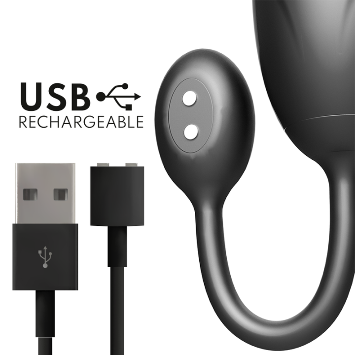 Denver Vibrierendes Ei Schwarz 7 X 2,7 cm Kostenlose App von Oninder | Fesselliebe.de