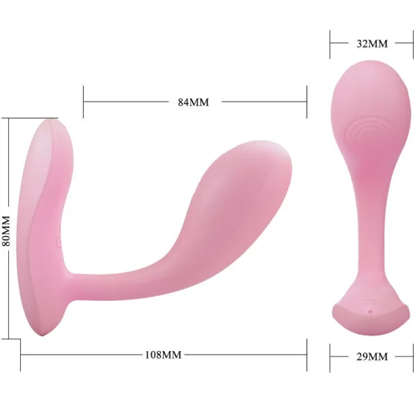 Baird G-Spot 12 Vibrationen wiederaufladbare Rosa App von Pretty Love Flirtation | Fesselliebe.de