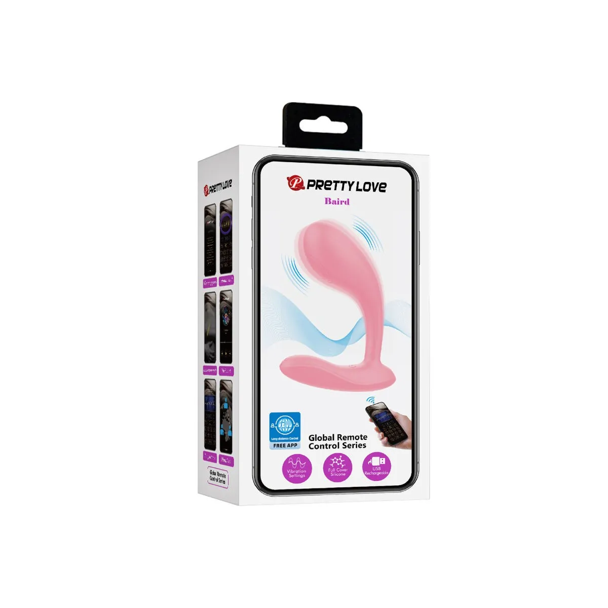 Baird G-Spot 12 Vibrationen wiederaufladbare Rosa App von Pretty Love Flirtation | Fesselliebe.de
