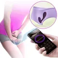 Baird G-Spot 12 Vibrationen wiederaufladbar Lila App von Pretty Love Flirtation