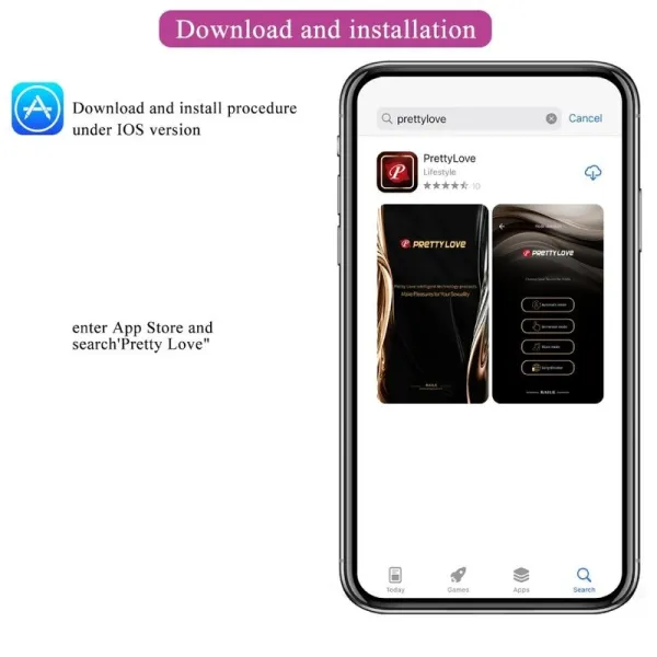 Baird G-Spot 12 Vibrationen wiederaufladbar Lila App von Pretty Love Flirtation | Fesselliebe.de