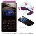 Baird G-Spot 12 Vibrationen wiederaufladbar Lila App von Pretty Love Flirtation