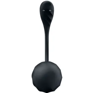 Ribbed Petal G Point Stimulator mit Fernbedienung Schwarz Kostenlose App von Satisfyer Partner