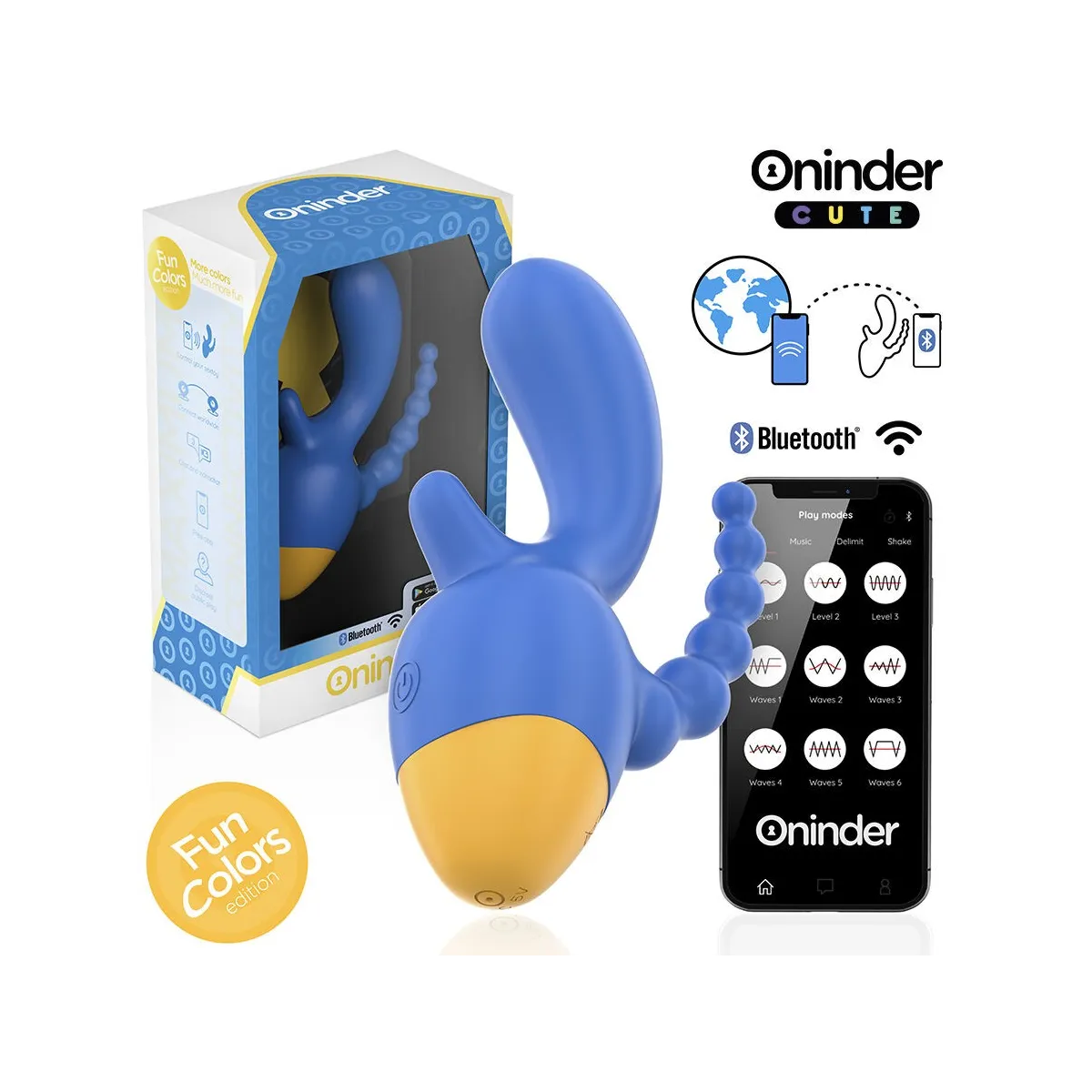 Love 3 Some Dreifachvibrator - Kostenlose Weltweite App von Oninder Cute | Fesselliebe.de