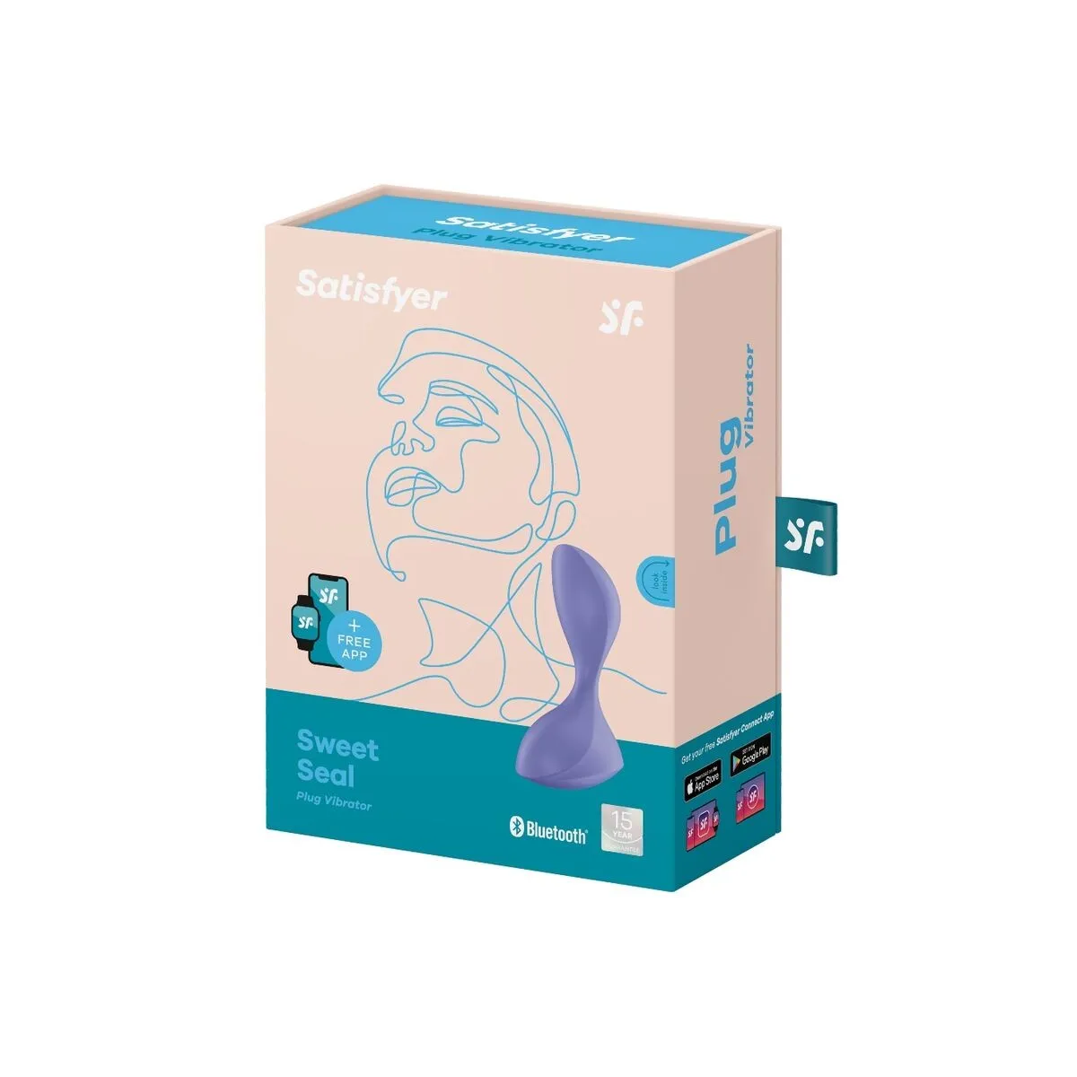 Sweet Seal Vibrierstecker App Violett von Satisfyer Connect | Fesselliebe.de