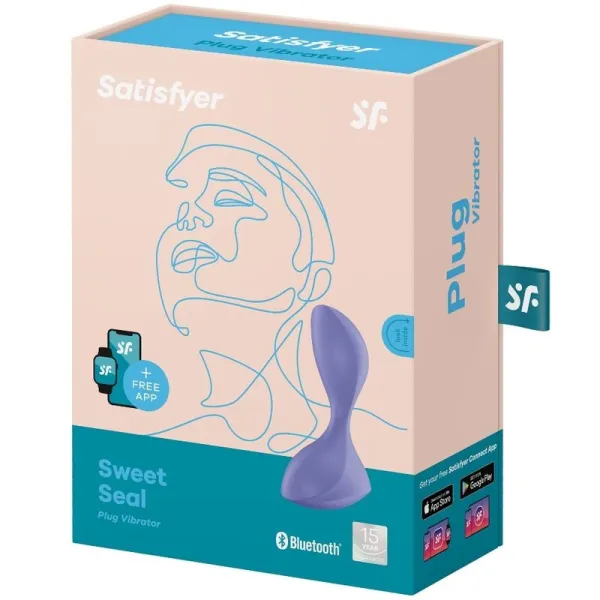 Sweet Seal Vibrierstecker App Violett von Satisfyer Connect | Fesselliebe.de