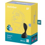Sweet Seal Vibrierende Plugapp Schwarz von Satisfyer Connect | Fesselliebe.de