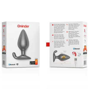 Rio Vibrierender Analplug Schwarz - Kostenlose App von Oninder