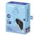 Love Triangle Stimulator & Vibrator Schwarz von Satisfyer Connect