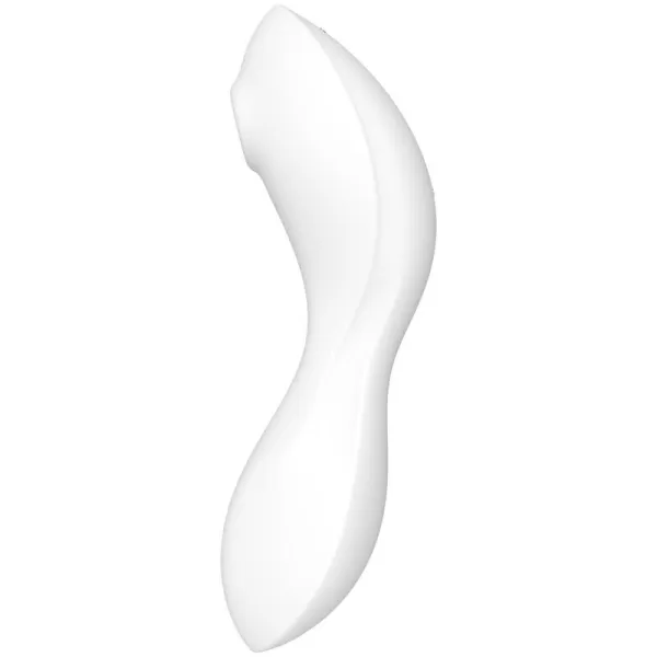 Curvy Trinity 5 Air Pulse Stimulator & Vibrator App Weiss von Satisfyer Connect | Fesselliebe.de