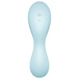 Curvy Trinity 5 Air Pulse Stimulator & Vibrator App Blau von Satisfyer Connect | Fesselliebe.de