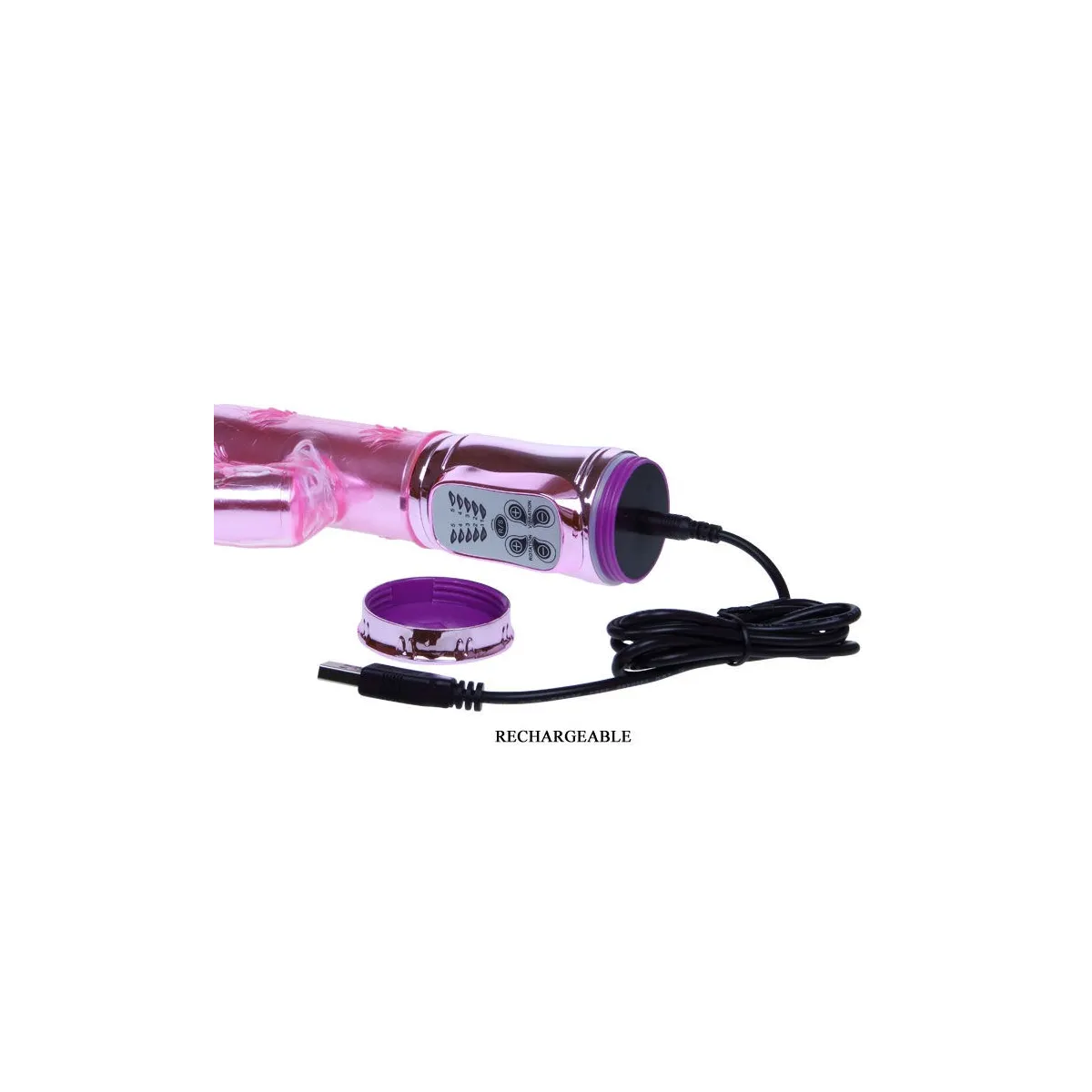 Pochender Bunny Pink Rampant Rotator von Baile Rotations | Fesselliebe.de