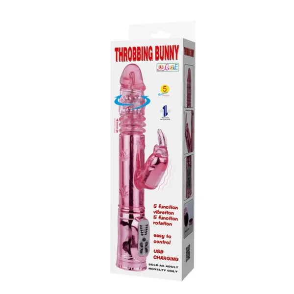 Pochender Bunny Pink Rampant Rotator von Baile Rotations | Fesselliebe.de