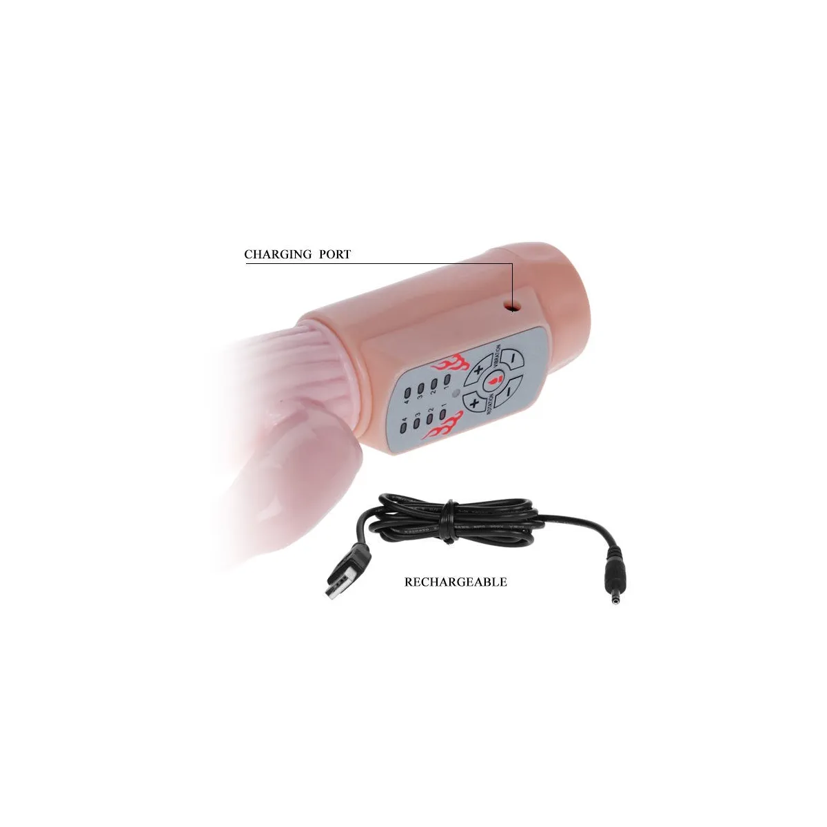 Fire Bunny Rotator mit Feuersystem von Baile Rotations | Fesselliebe.de