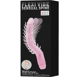 Flexi Vibe Sensual Spine Biegbarer Vibrierdildo Flieder 23,5 cm von Baile