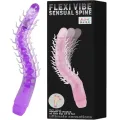 Flexi Vibe Sensual Spine Biegbarer Vibrierdildo Flieder 23,5 cm von Baile