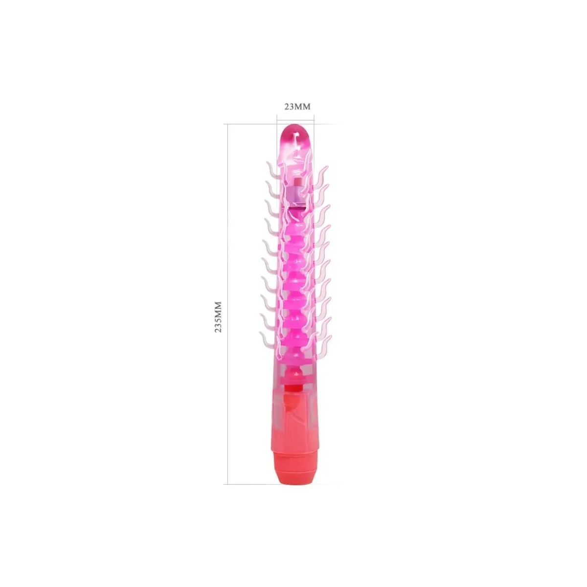 Flexi Vibe Sensual Spine Biegbarer Vibrierdildo Flieder 23,5 cm von Baile | Fesselliebe.de