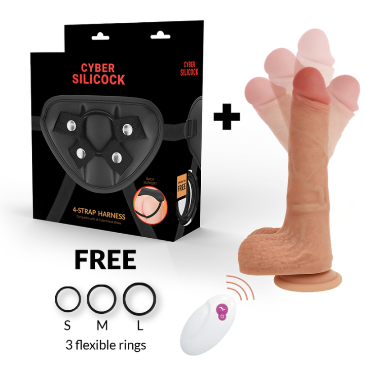 Strap-On Mr Rick mit Fernbedienung von Cyber Silicock | Fesselliebe.de