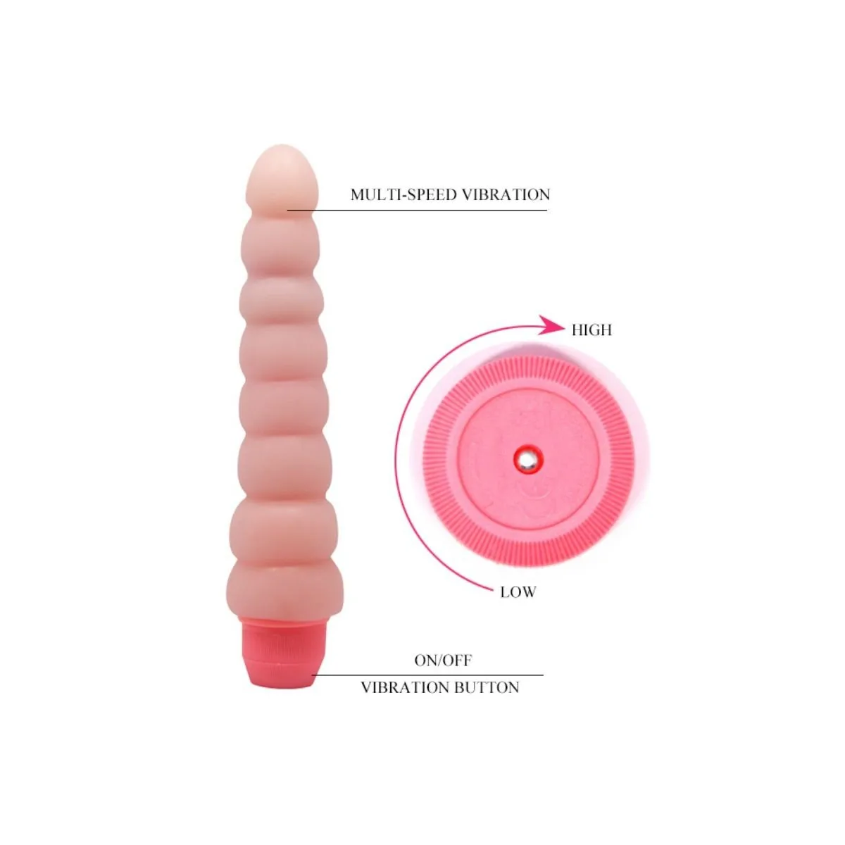 Flexi Vibe Sensual Spine Flexibler Vibrator 19 cm von Baile | Fesselliebe.de