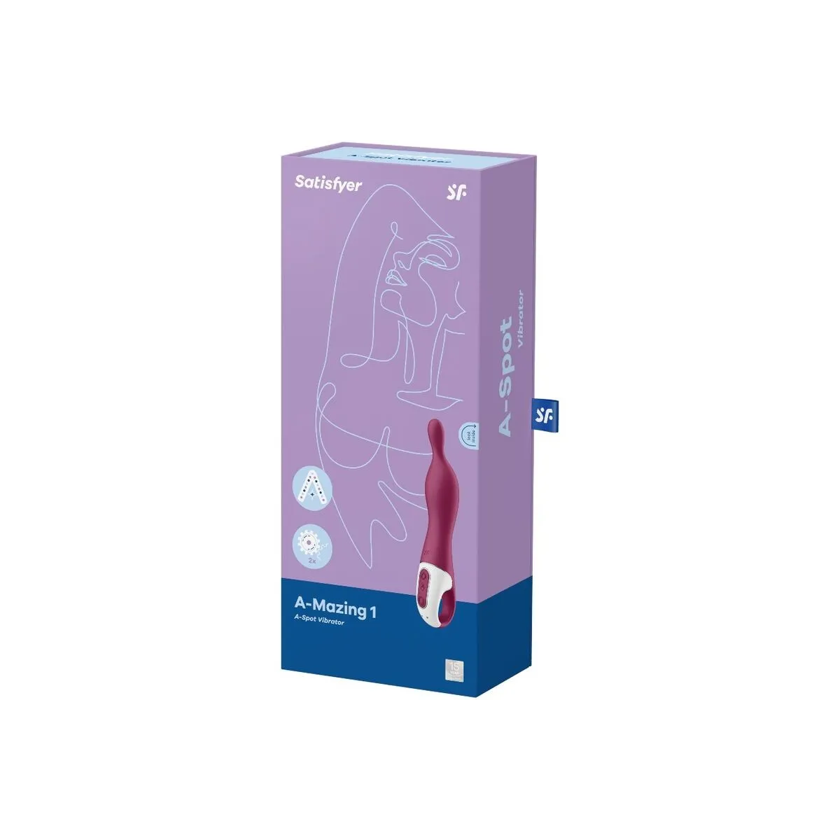 Amazing 1 Aspot Vibrator Beere von Satisfyer Vibrator | Fesselliebe.de