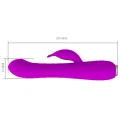 Molly Vibrator mit wiederaufladbarer Rotation von Pretty Love
