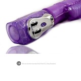 Lila Rabbit Aufund Abdrotator mit Superstimulator von Baile Rotations | Fesselliebe.de