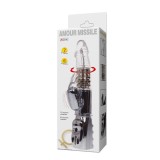 Amour Raketen Transparenter Rotator 26,5 cm von Baile Rotations | Fesselliebe.de
