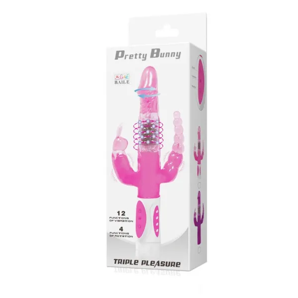 Pretty Bunny Dreifacher Vibrator Rotator von Baile Rotations | Fesselliebe.de