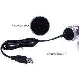 Wiederaufladbarer Vibrator mit Rotation und Pochenden Schmetterlingsstimulator von Baile Rotations | Fesselliebe.de