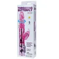 Wiederaufladbarer Vibrator mit Rotation und Pochenden Schmetterlingsstimulator von Baile Rotations