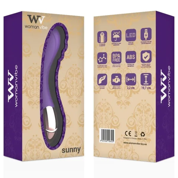 Sunny Silikone Rechargeable Vibrator von Womanvibe | Fesselliebe.de