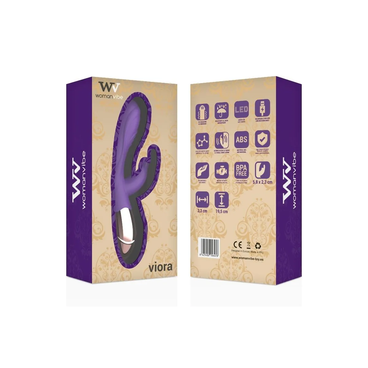 Viora Silikone Rechargeable Vibrator von Womanvibe | Fesselliebe.de