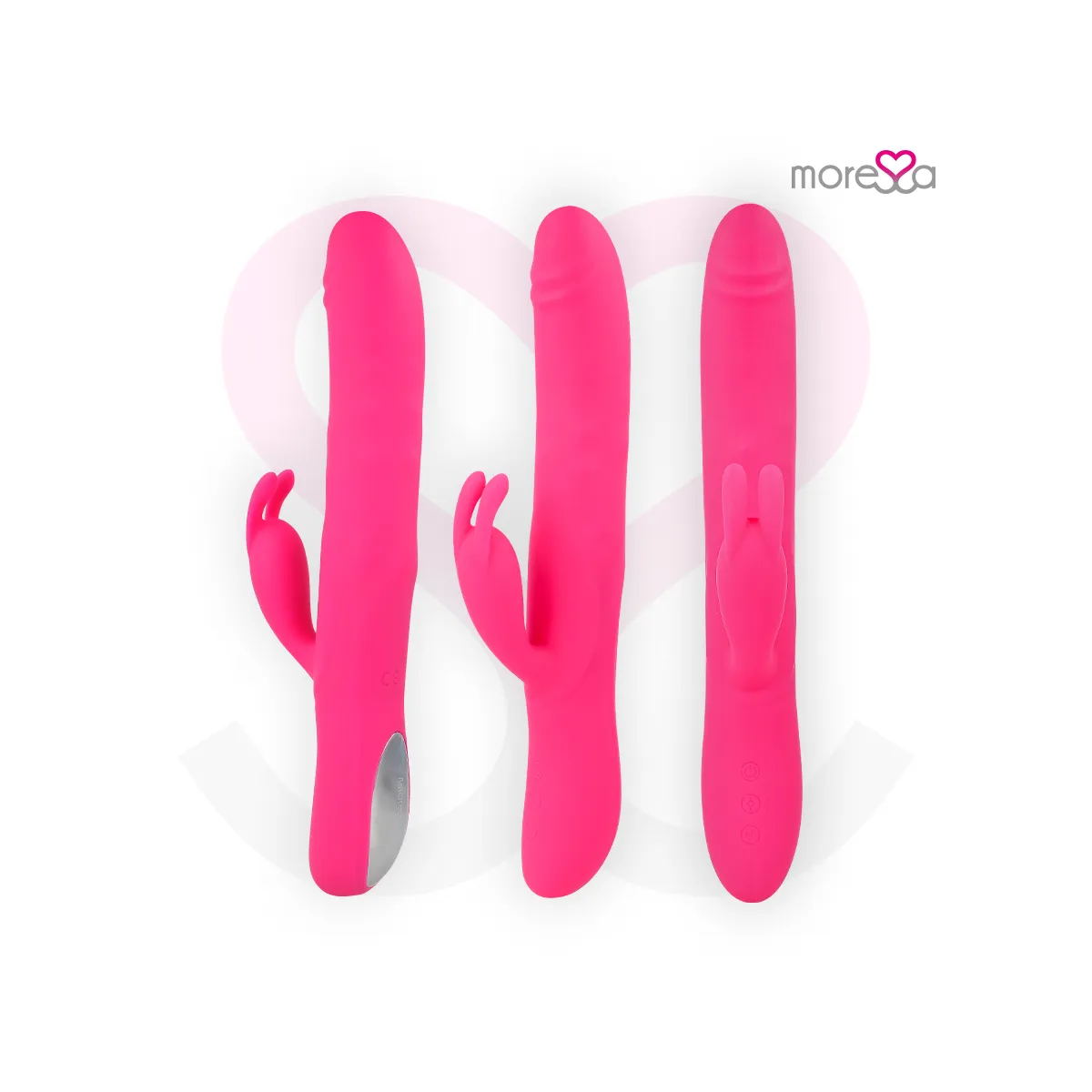 Somer Premium Vibrator mit Mehrfachdrehung von Moressa | Fesselliebe.de