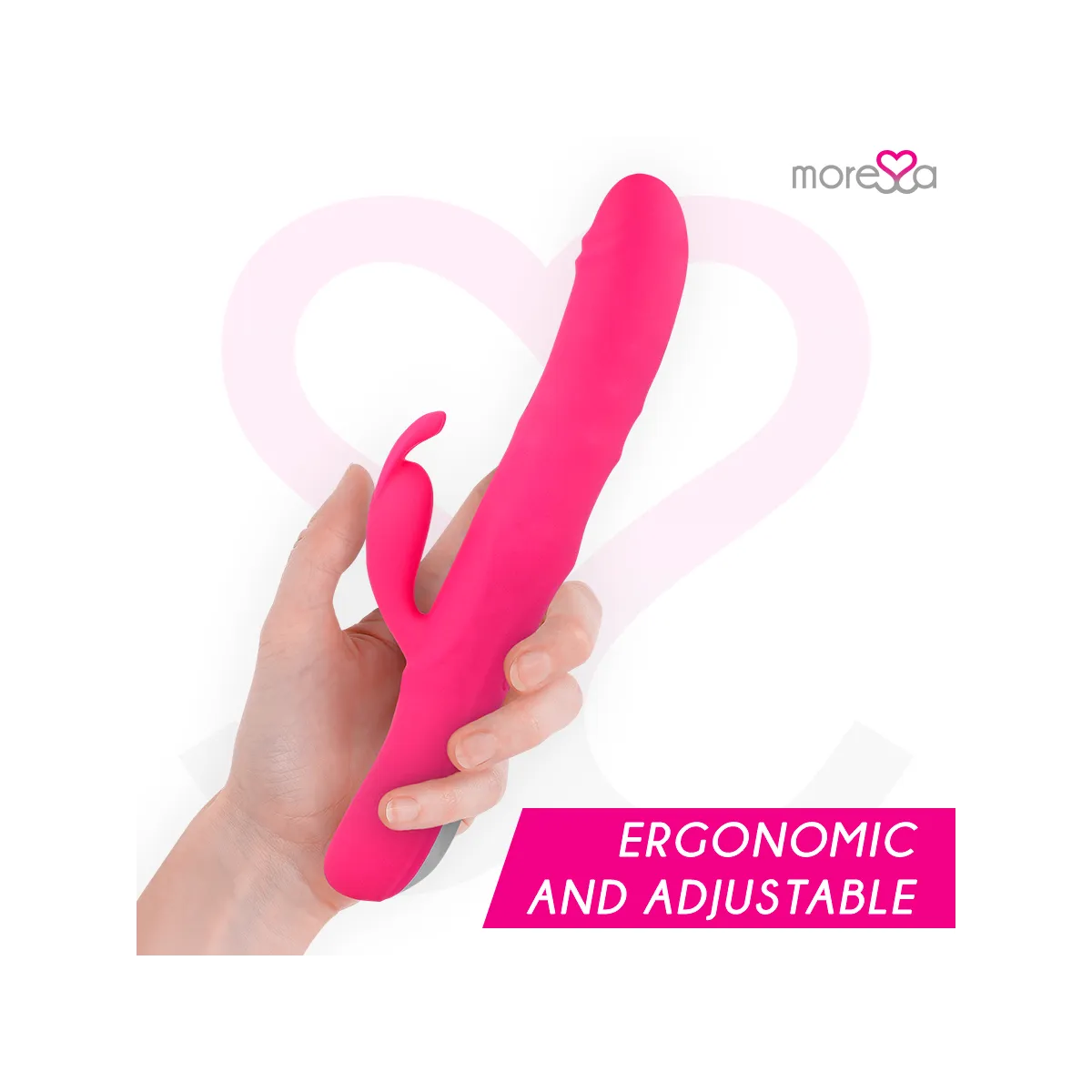 Somer Premium Vibrator mit Mehrfachdrehung von Moressa | Fesselliebe.de