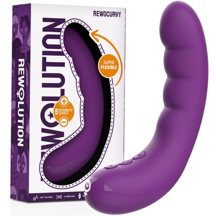 Rewocurvy wiederaufladbarer, Flexibler Vibrator von Rewolution | Fesselliebe.de