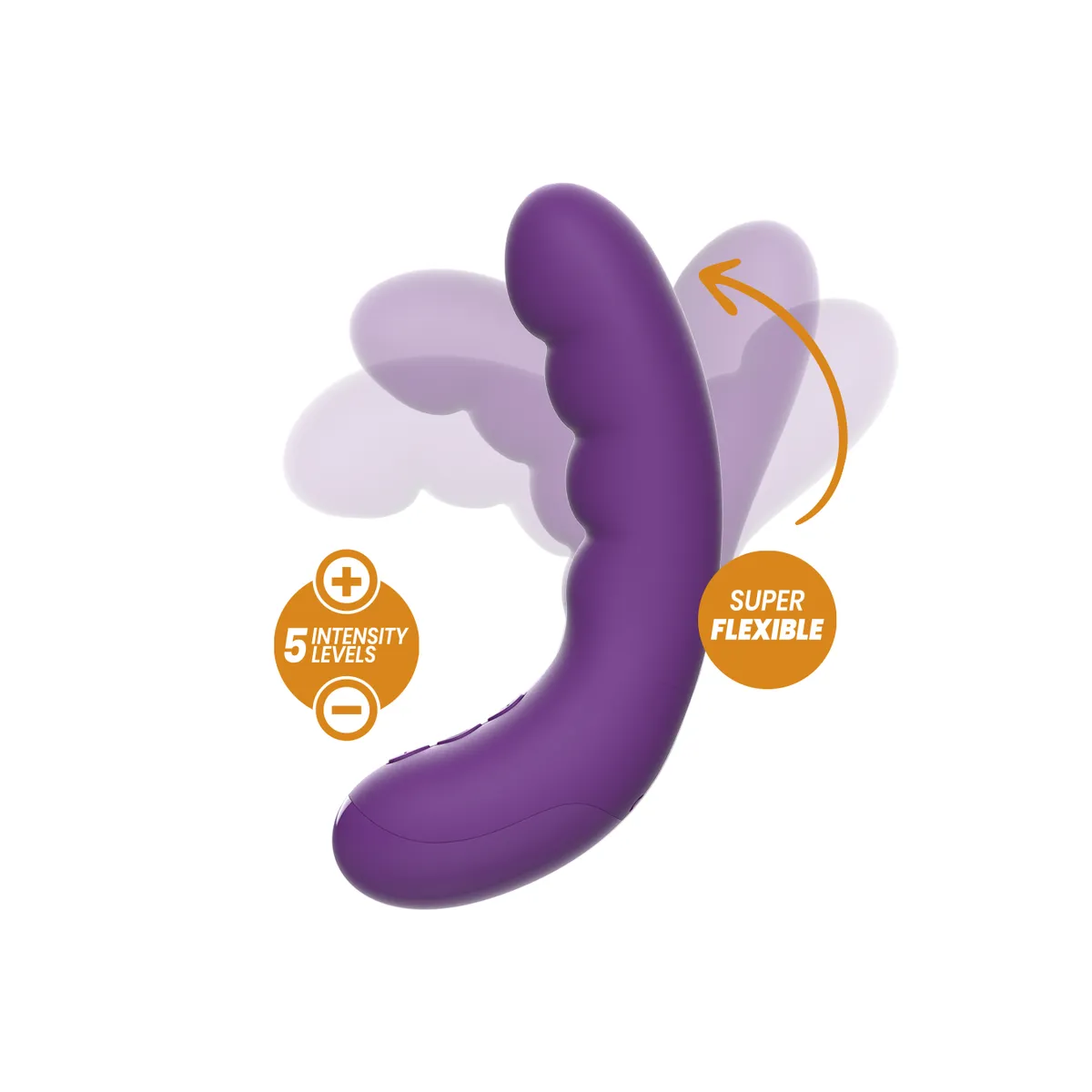 Rewocurvy wiederaufladbarer, Flexibler Vibrator von Rewolution | Fesselliebe.de