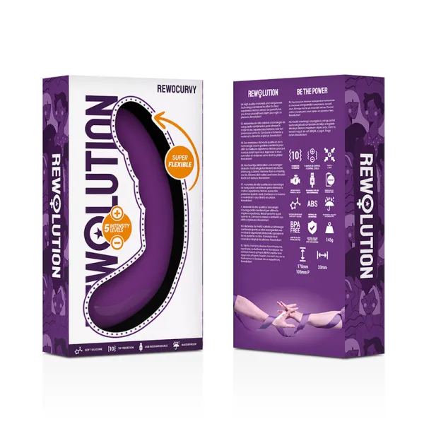 Rewocurvy wiederaufladbarer, Flexibler Vibrator von Rewolution | Fesselliebe.de