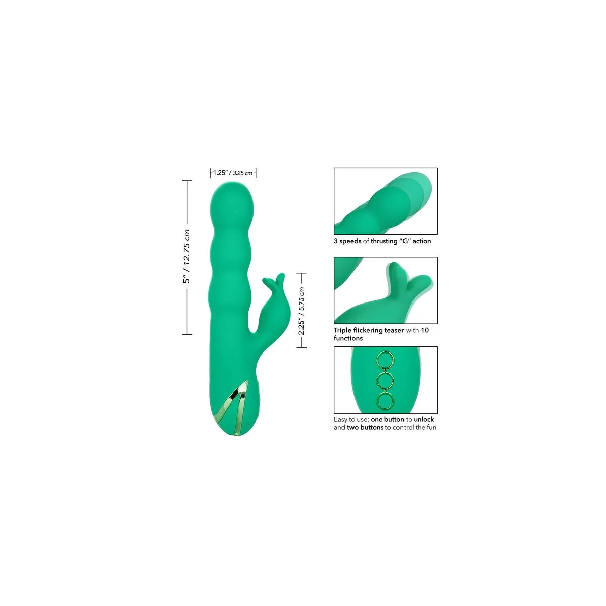 Sonoma Satisfier Grün von Calexotics | Fesselliebe.de