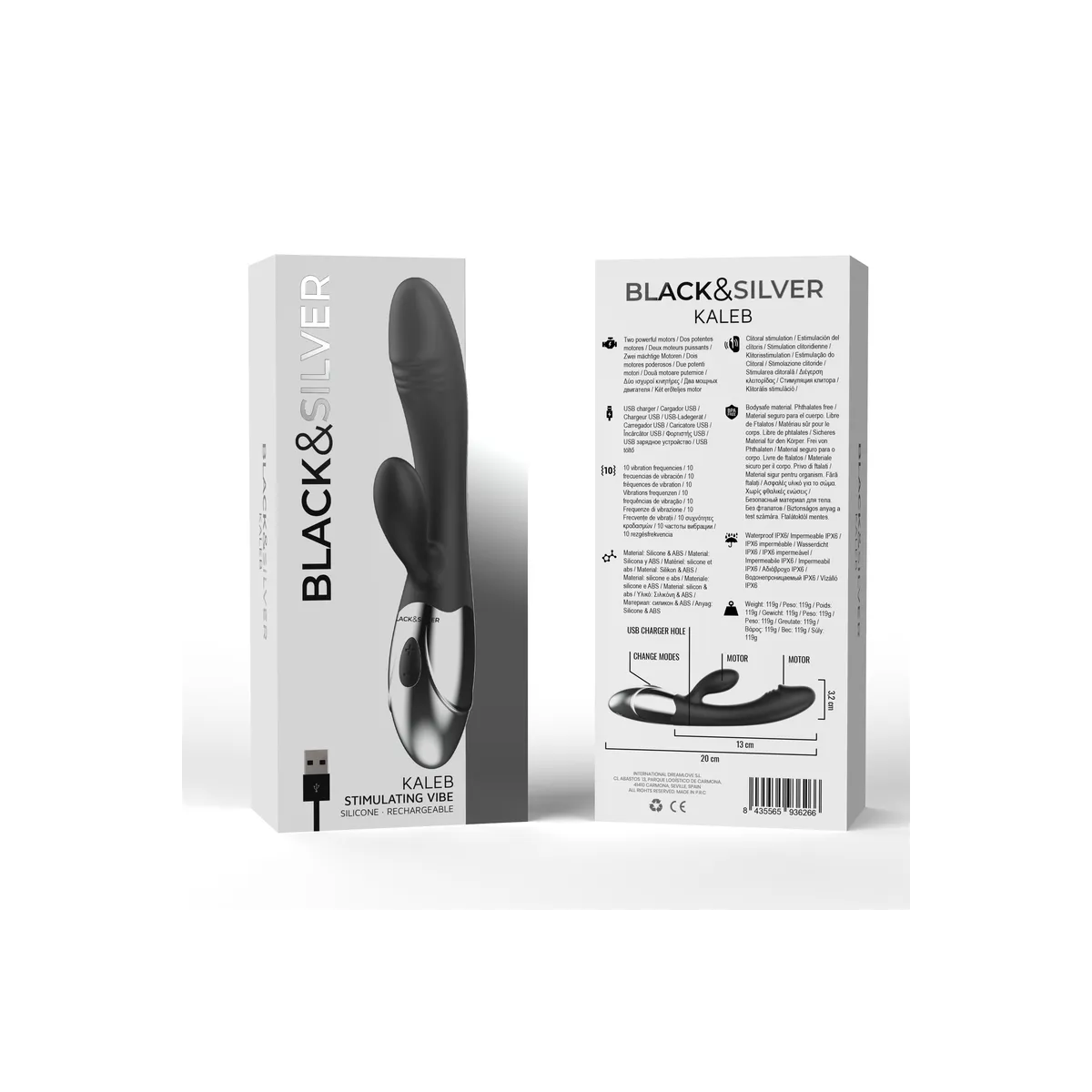 Kaleb Stimulierende Vibe von Black&Silver | Fesselliebe.de