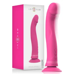 Michelangelo Rosa Silikon-Vibrator-Dildo von Intense Fun | Fesselliebe.de
