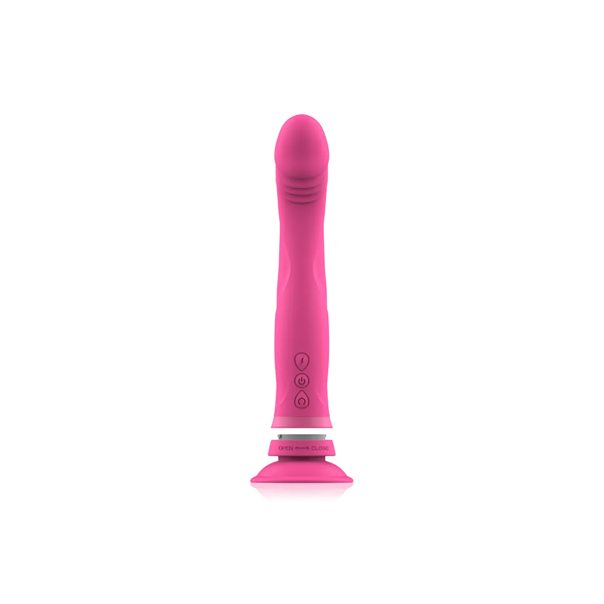 Michelangelo Rosa Silikon-Vibrator-Dildo von Intense Fun | Fesselliebe.de
