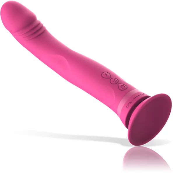Michelangelo Rosa Silikon-Vibrator-Dildo von Intense Fun | Fesselliebe.de
