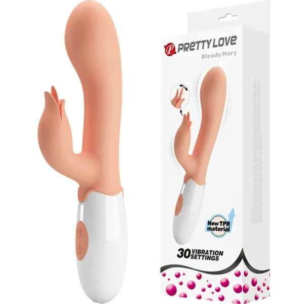 Bloody Mary Vibrator mit Stimulator von Pretty Love | Fesselliebe.de